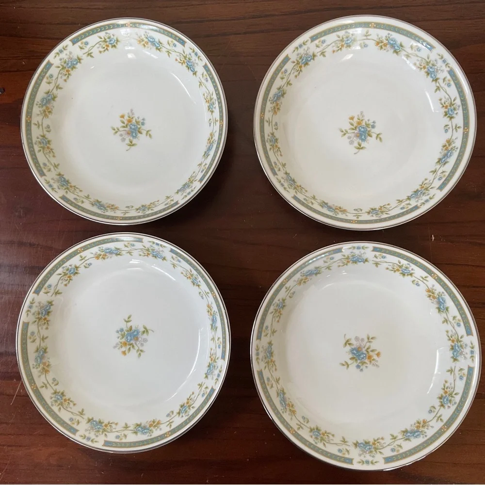 Four Crown China Barclay 519 4 soup bowls
